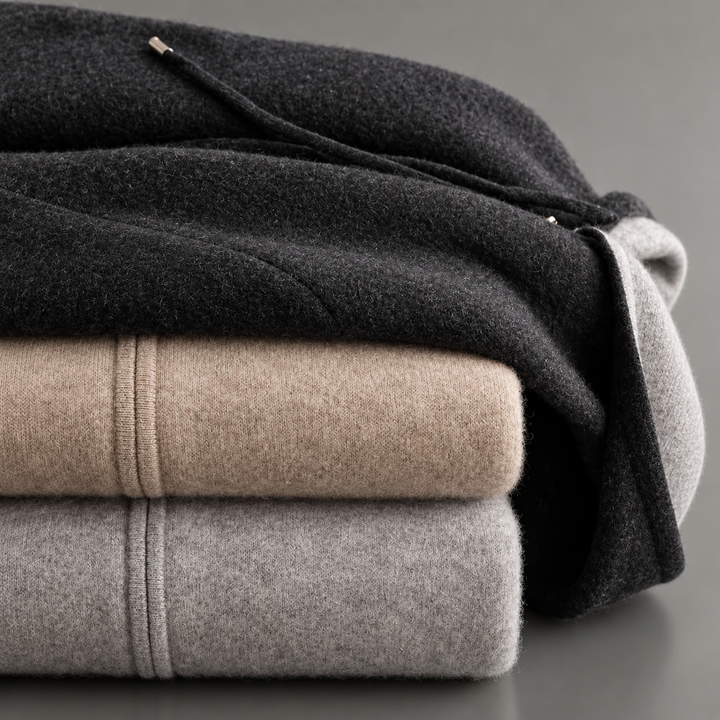 First Class 100% Merino Wool Zip Hoodie