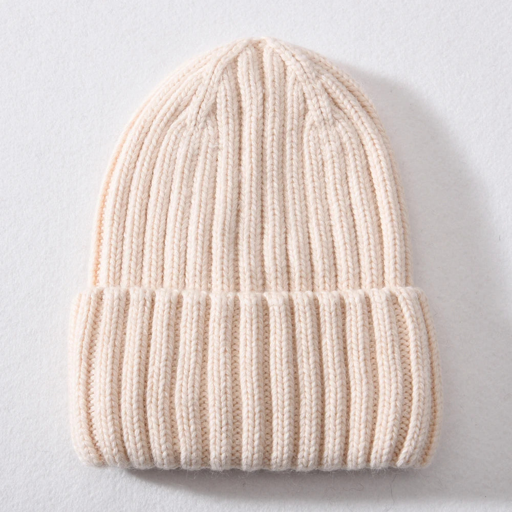 Soft Landing Satin-Lined Ribbed Beanie