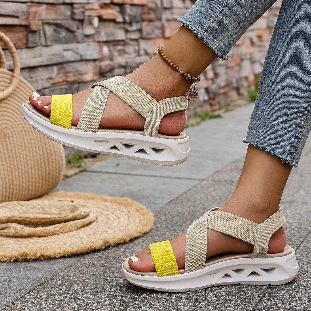 Voyageuse Cross-Strap Athletic Sandals