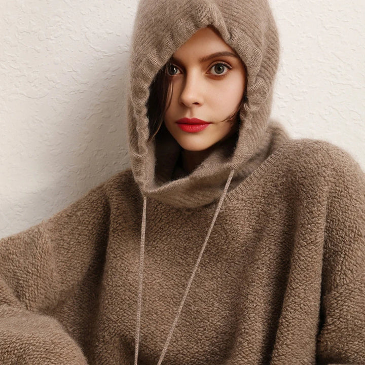 Street Lane .X 100% Cashmere Balaclava Hood