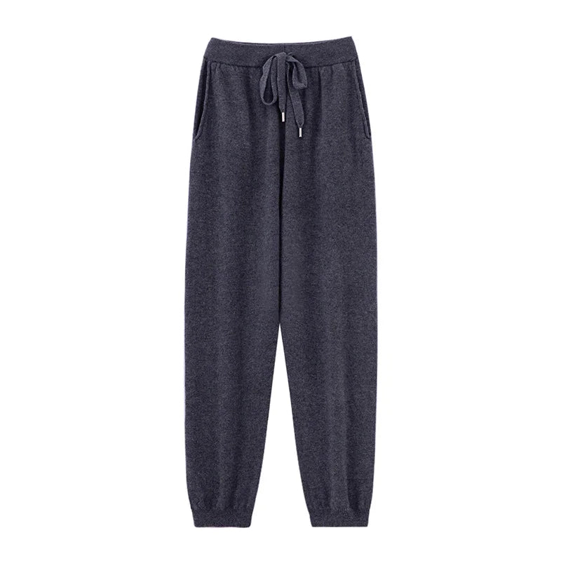 Privilege Pair Tapered 100% Wool Sweatpants