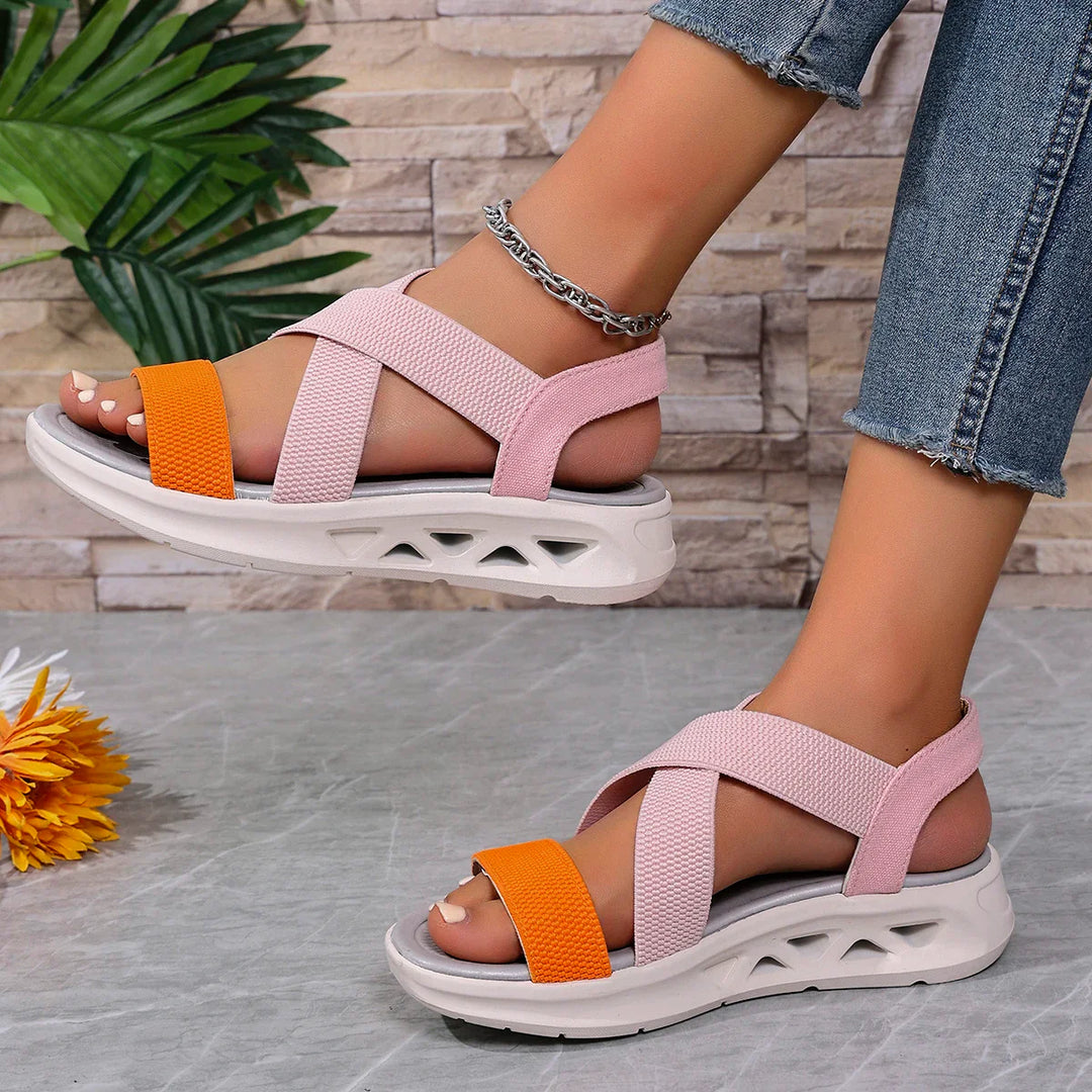 Voyageuse Cross-Strap Athletic Sandals