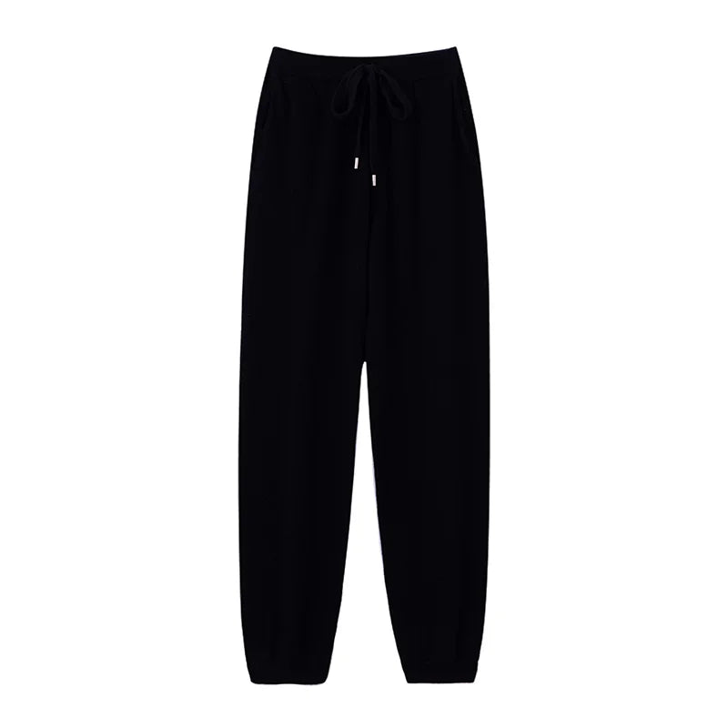 Privilege Pair Tapered 100% Wool Sweatpants