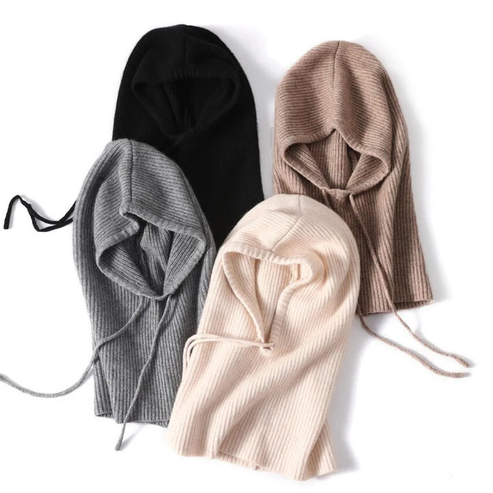Street Lane .X 100% Cashmere Balaclava Hood