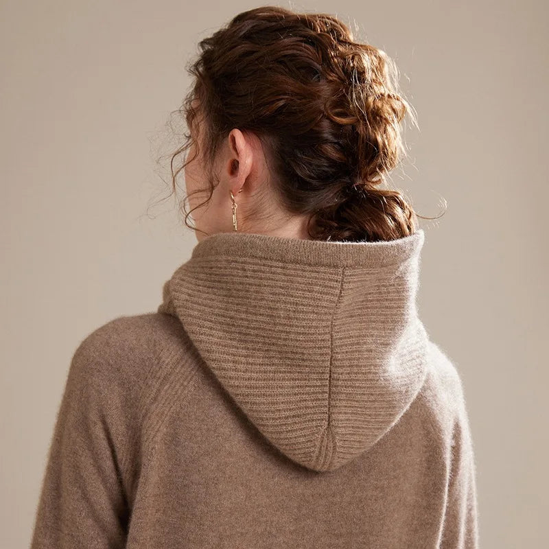 Street Lane .X 100% Cashmere Balaclava Hood