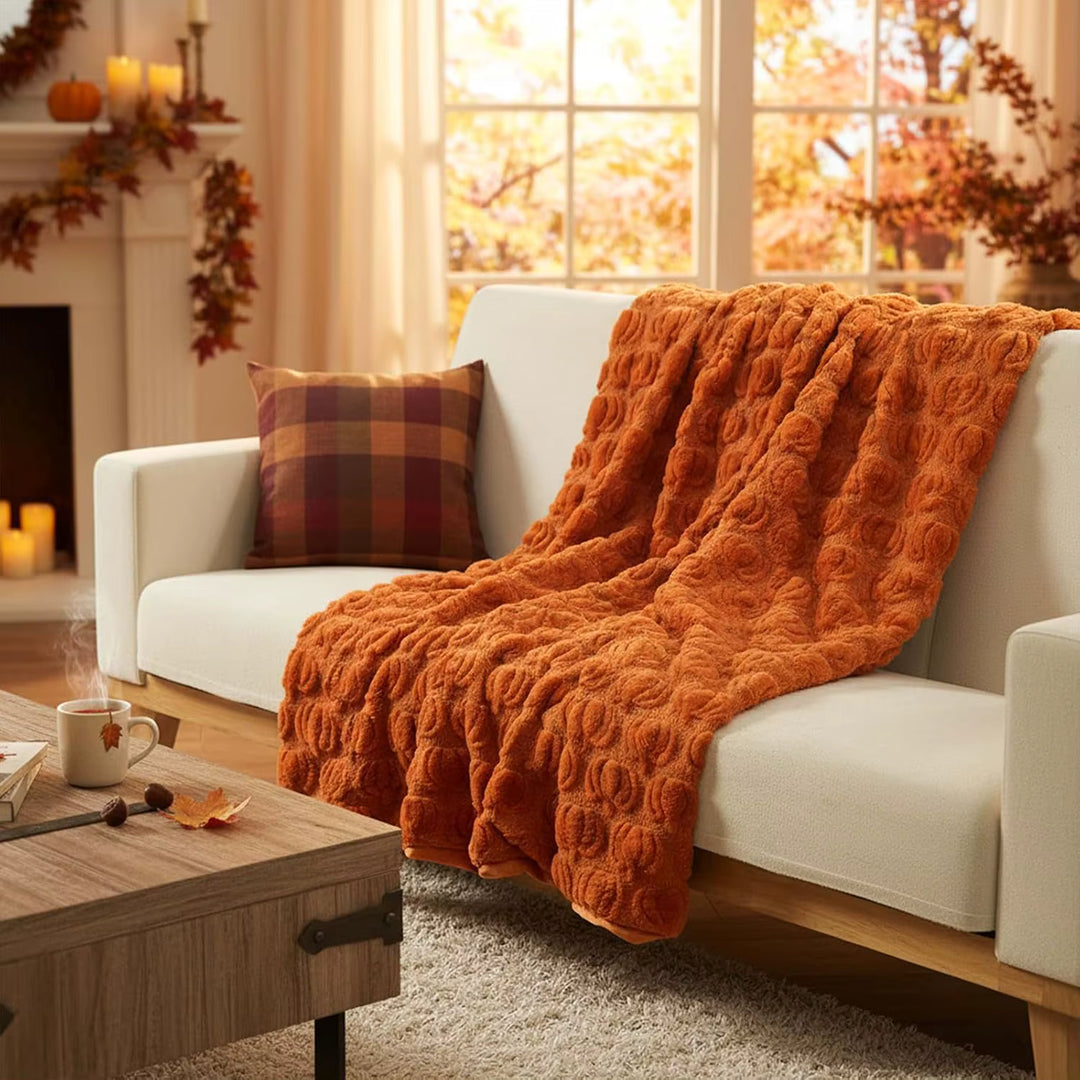 Home For The Holidays! Plush Throw Blanket