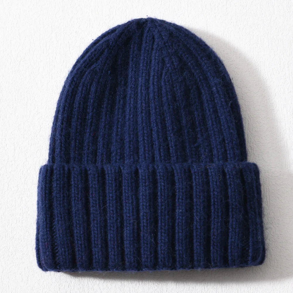 Soft Landing Satin-Lined Ribbed Beanie