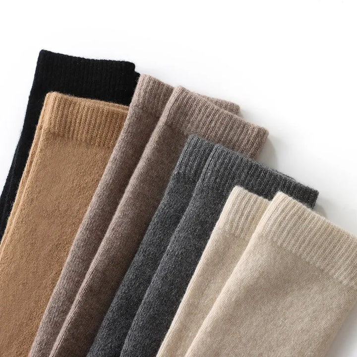 Soft &amp; Cozy Knit 100% Cashmere Socks