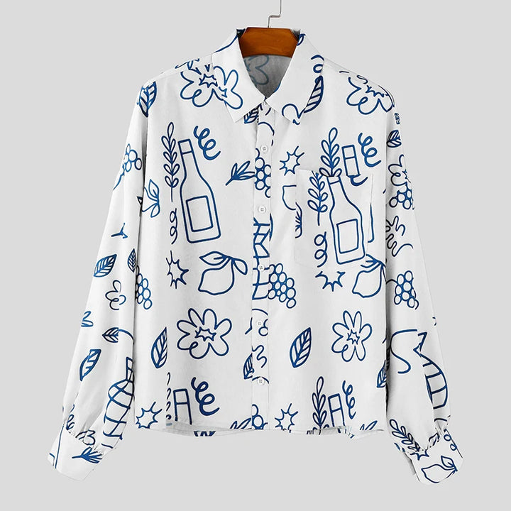 Autumn Cotton Button-Down