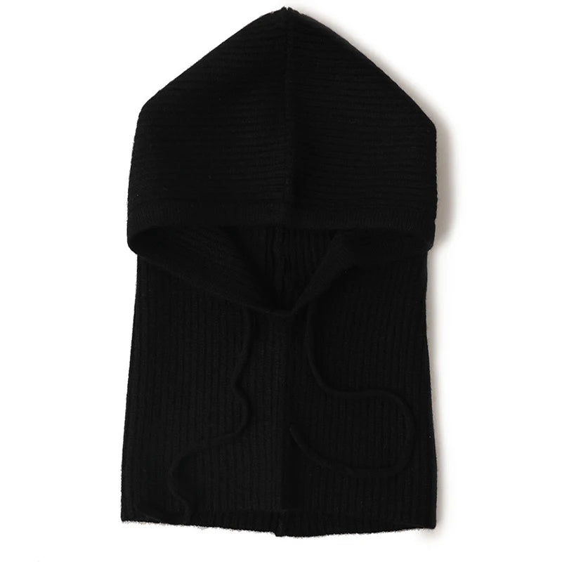Street Lane .X 100% Cashmere Balaclava Hood
