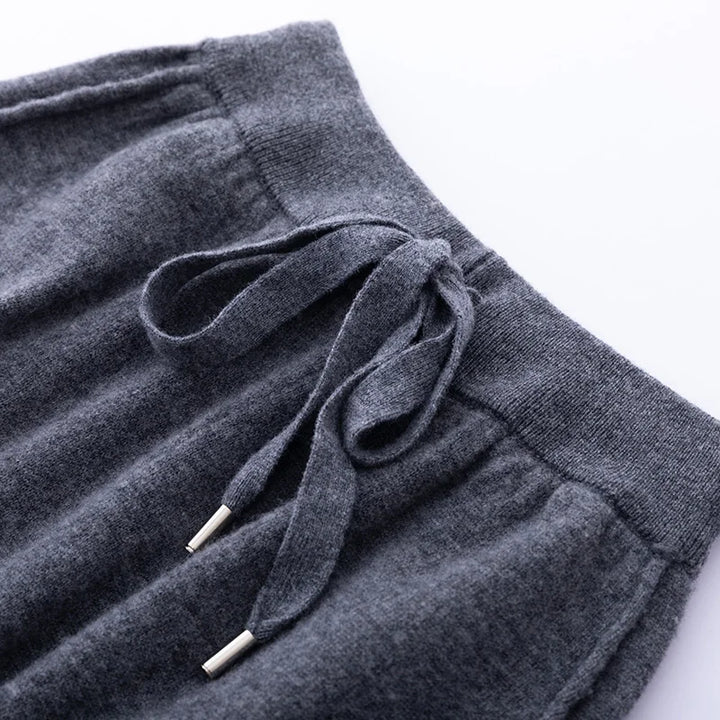 Privilege Pair Tapered 100% Wool Sweatpants