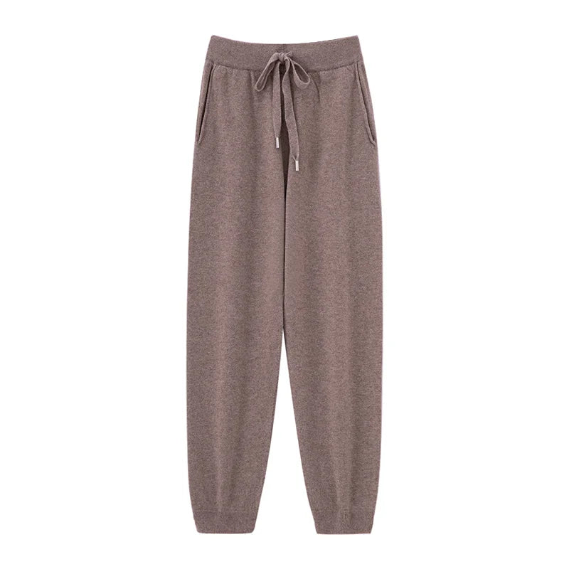 Privilege Pair Tapered 100% Wool Sweatpants
