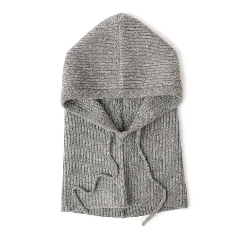 Street Lane .X 100% Cashmere Balaclava Hood