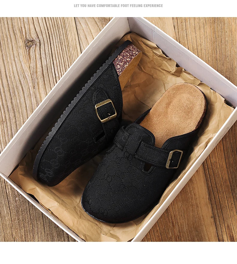 Sunday Noon Buckle Mule
