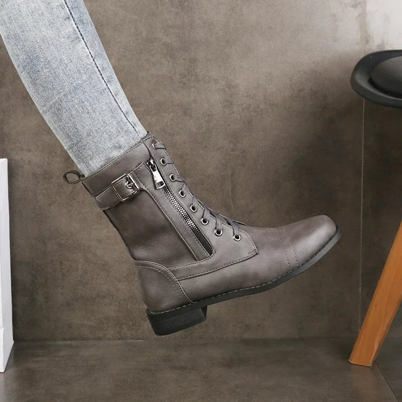 Roxxie Frontier Mid-Calf Boots