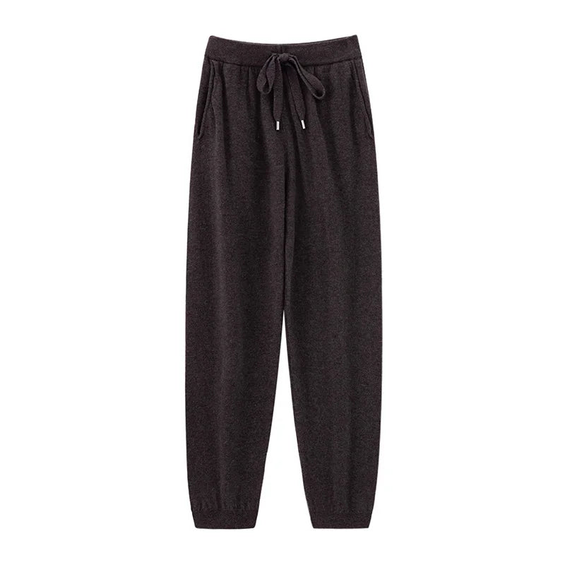 Privilege Pair Tapered 100% Wool Sweatpants