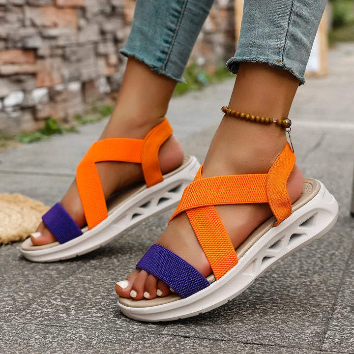 Voyageuse Cross-Strap Athletic Sandals